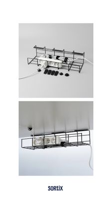 Kabelorganisatör under skrivbord