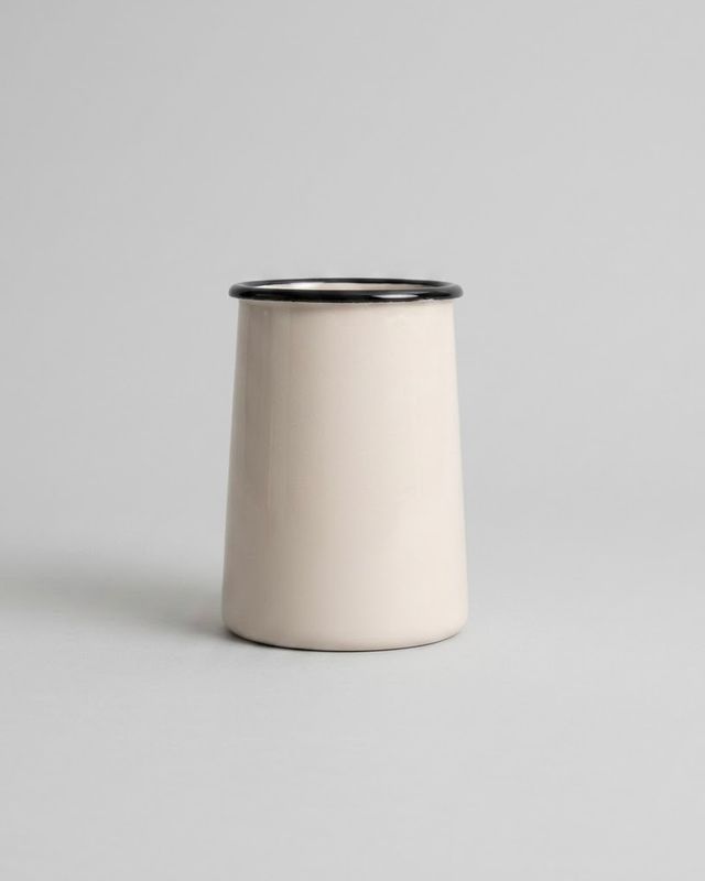 Keramik badrumsmugg beige