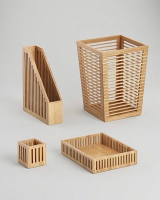 Tidskriftssamlare i bambu