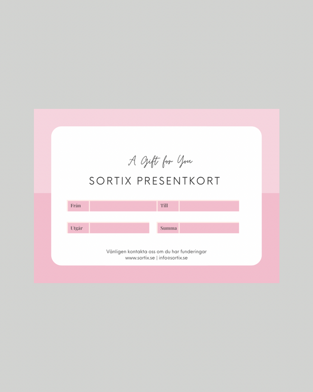 Sortix presentkort