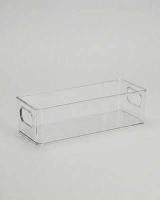 Transparent förvaringslåda