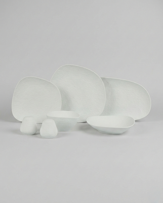 Bricard Brest serveringsset vit-matt 27-delar