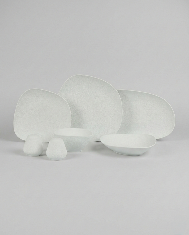 Bricard Brest serveringsset vit-matt 27-delar