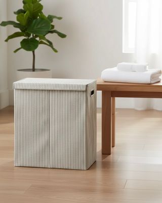 Tvättkorg med 2 fack