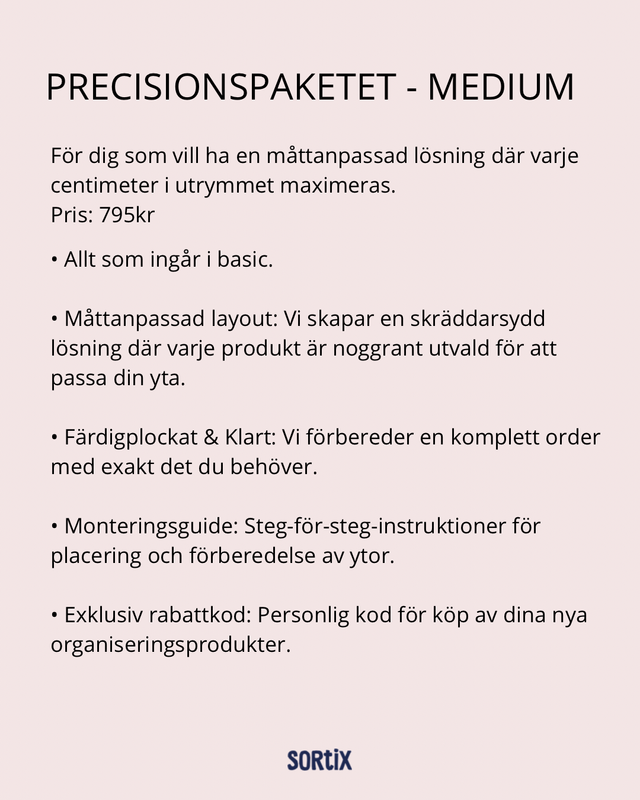 Precisionspaketet - Medium