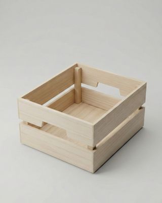 Förvaringslåda i trä 28 cm