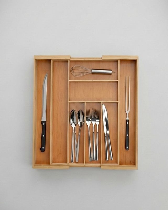 Justerbar besticklåda i bambu