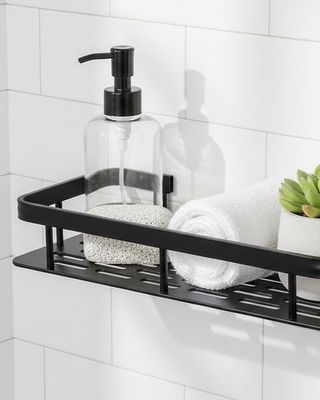Självhäftande badrumshylla 2-pack