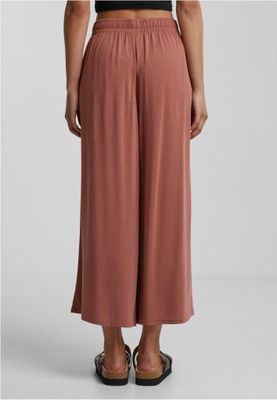 Women's terracotta modal culottes