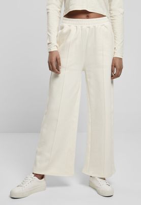Straight and at soft ice trousers with press crease lady