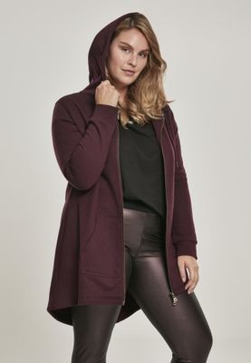 Long ziphoodie lady