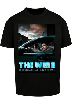 Bild av bil med karaktärer The Wire Poster Bil T-shirt för herr – svart