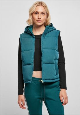 Ladies Recycled Twill Puffer Vest