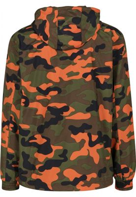 Camo Pull Over Windbreaker