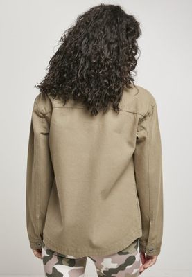 Shirt jacket in oversize women