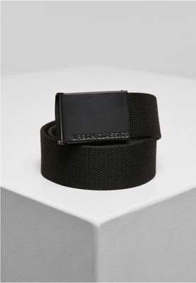 Colored Buckle Canvas Belt 2-Pack