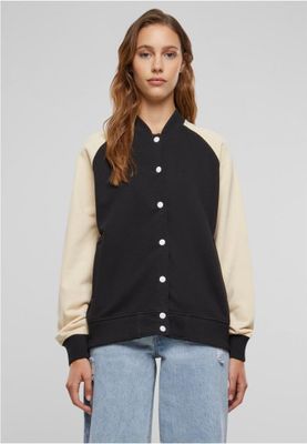 Raglan collegejakke til kvinder - Light Terry
