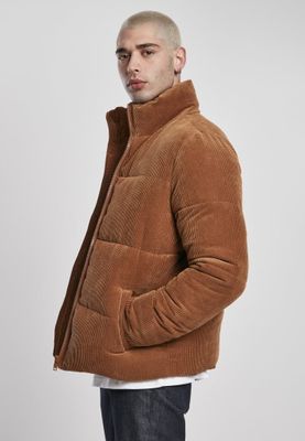 Puff jacket in corduroy