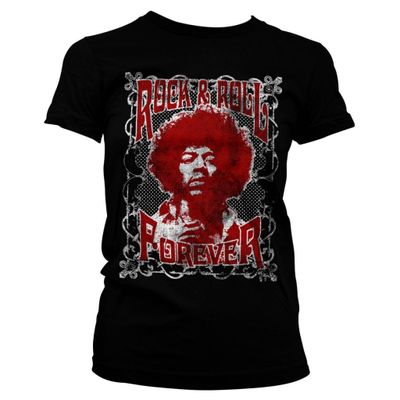Jimi Hendrix - Rock 'n Roll Forever girly T-shirt