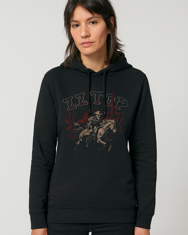 ZZ Top Skeleton Cowboy Girly Huvtröja dam i svart