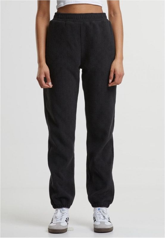 Ladies Jacquard Velvet Sweatpants