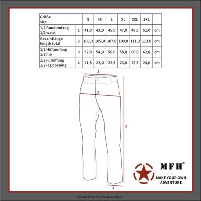 Tactical pants stretch