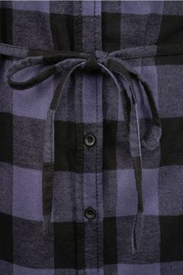 Sleeveless shirt dress flannel - ladies