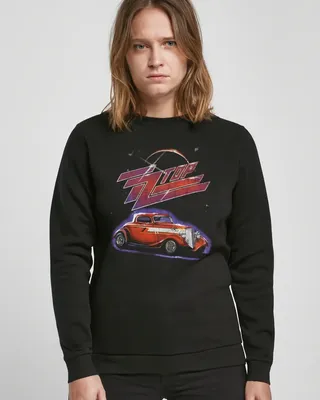 ZZ Top Eliminator Glow Girly Sweat-shirt dam i svart