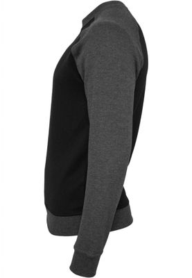 Tvåfärgad raglan sweatshirt