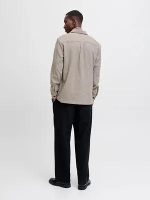 Overshirt med skjortkrage