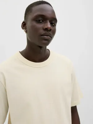 Loose fit T-shirt med rund hals - herr