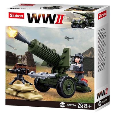 WWII 4in1 Army model A - Sluban - M38-B0678A