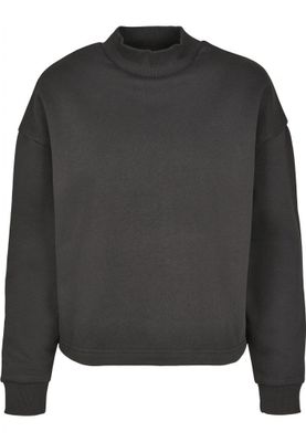 High neck sweatshirt oversize lady