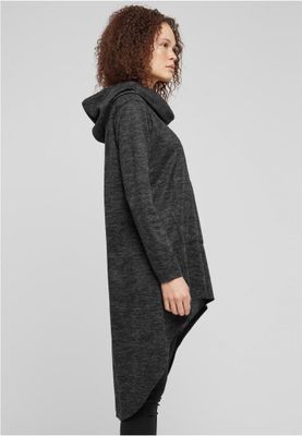 Hoodie dress with long back