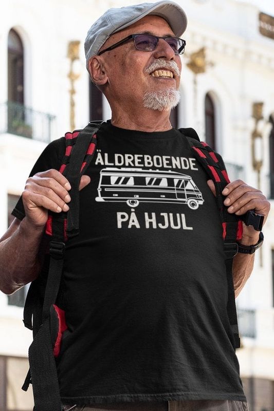 Äldreboende på hjul - husbil - T-shirt