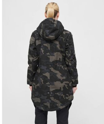 Marsh Lake Teddy Parka Darkcamo - Ladies