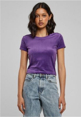 Short velvet top for ladies