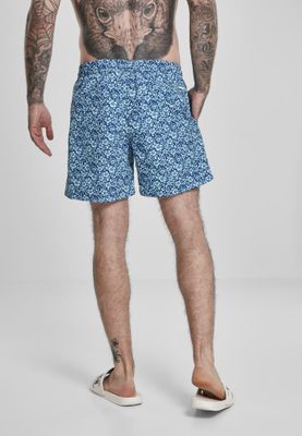 Swim shorts floral navy