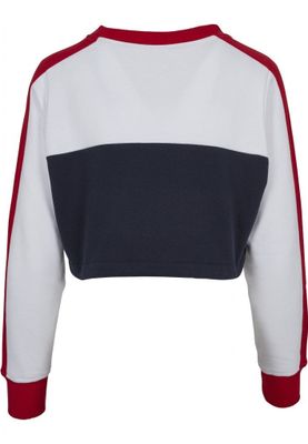 Short sweater with long arms and drawstring ladies