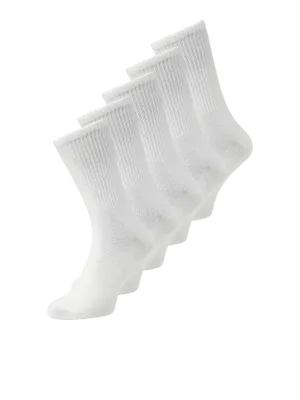 JACBASIC Vita Tennissockor – 5-pack för Herr