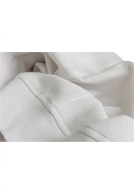 Sweatshirt with knitted fabric
