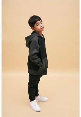 Boys 2-Tone Fake Raglan Hoody