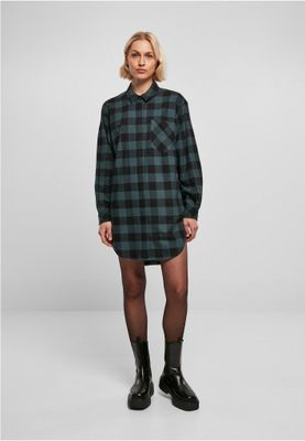 Oversize flannel dress - ladies