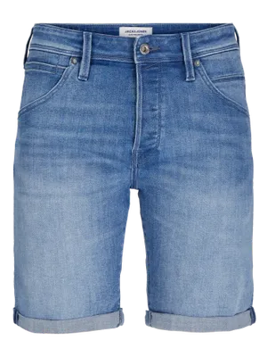 Klassiska blå jeansshorts herr