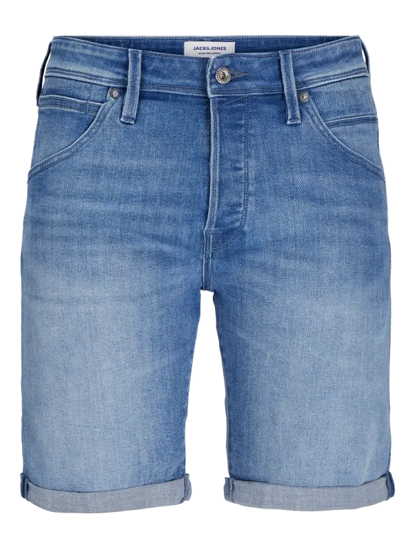 Klassiska blå jeansshorts herr