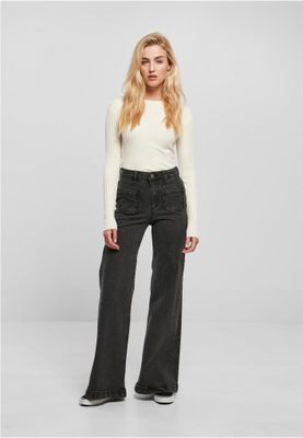 Ladies Vintage Flared Denim Pants