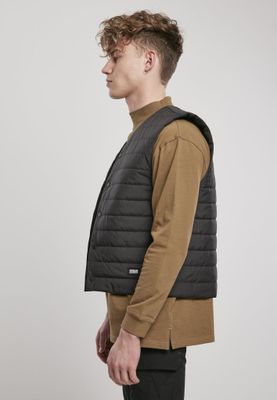 Black padded vest men