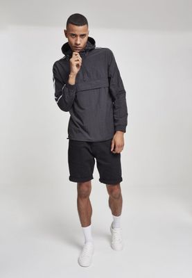 Crinkle pull over jacket