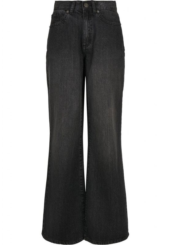 Ladies Wide Leg Denim Pants