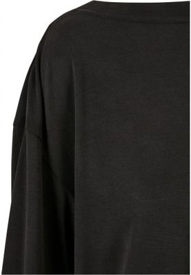 Ladies Short Modal Bateau Necklinie Longsleeve